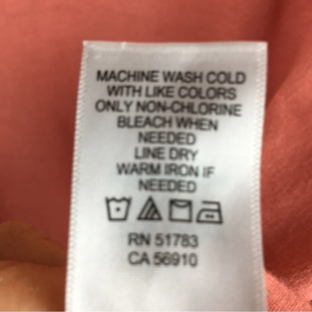 Maurices Women's 24/7 Peach Short Sleeve Tee Size OX With Old Navy Floral Scarf - Picture 10 of 12